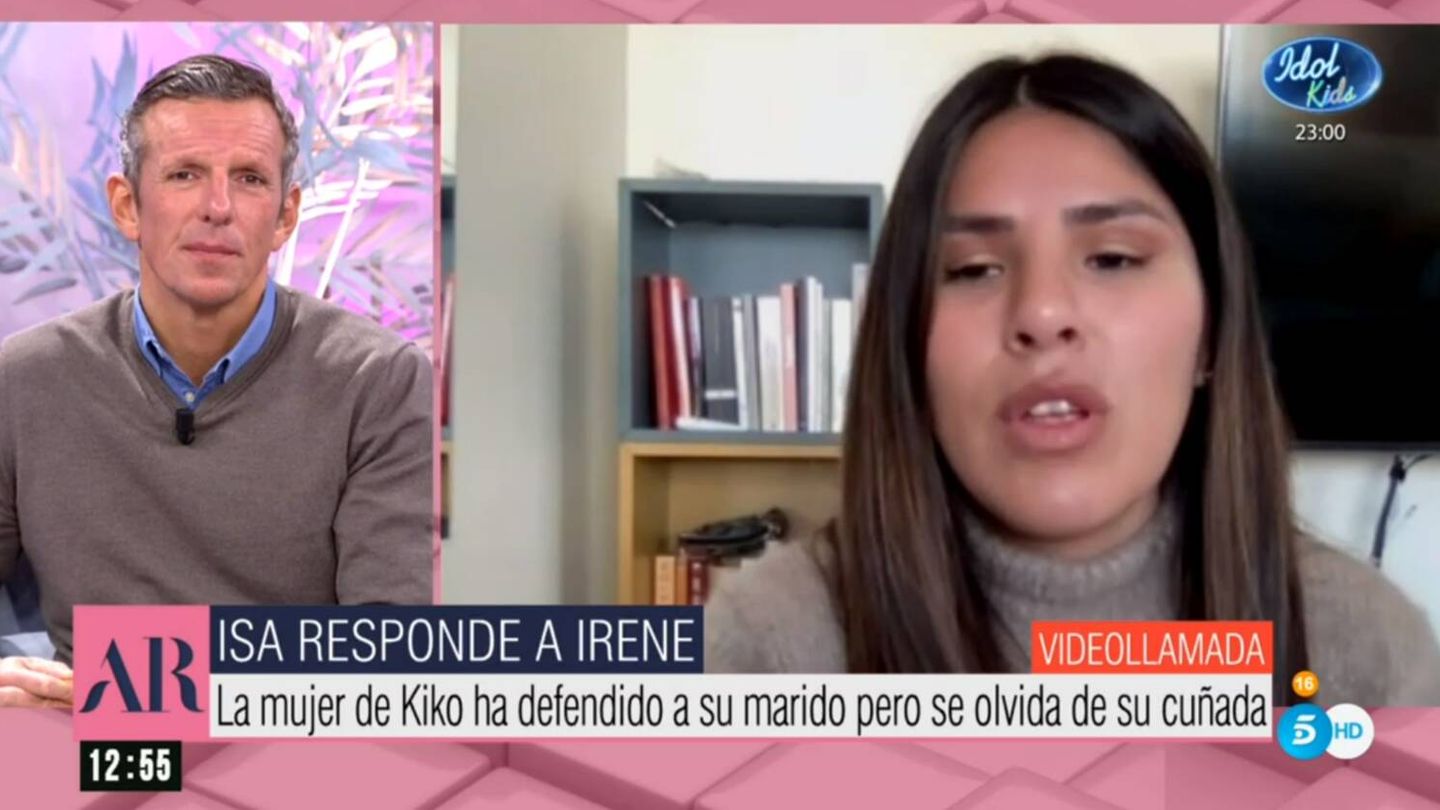 Joaquín Prat e Isa Pantoja en 'El programa de Ana Rosa'. (Mediaset)