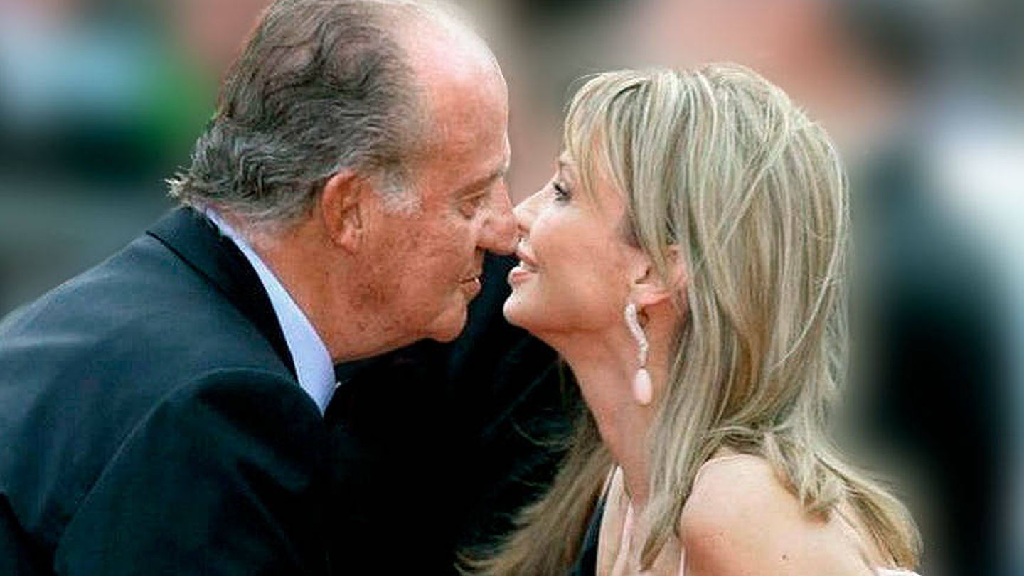 El rey Juan Carlos y Corinna Larsen en una imagen de archivo. (EFE)