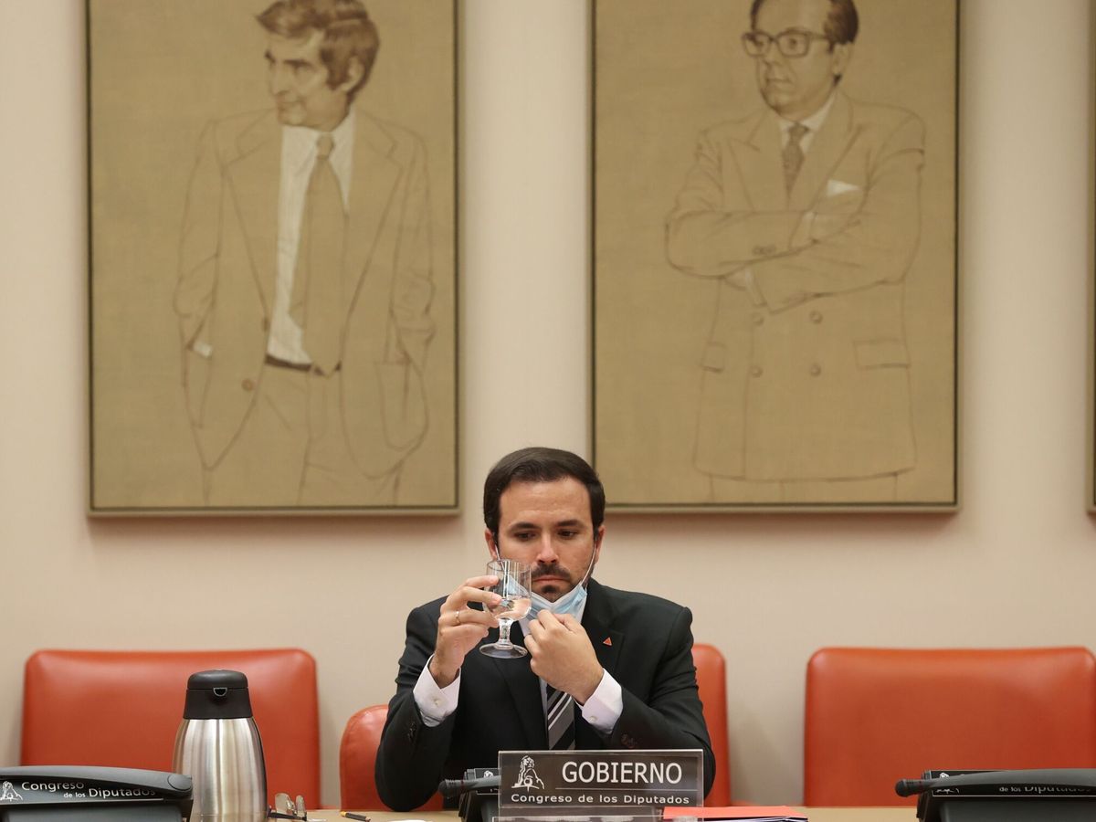 Foto: El ministro de Sanidad y Consumo, Alberto Garzón. (EFE)