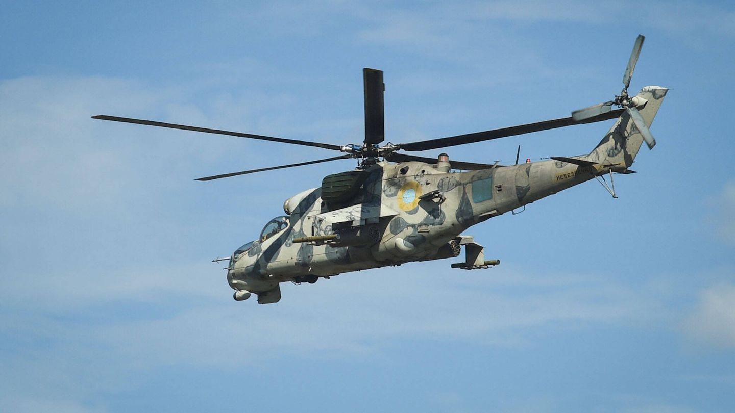 Helicóptero de ataque Mil Mi-24. (President.gov.ua.)
