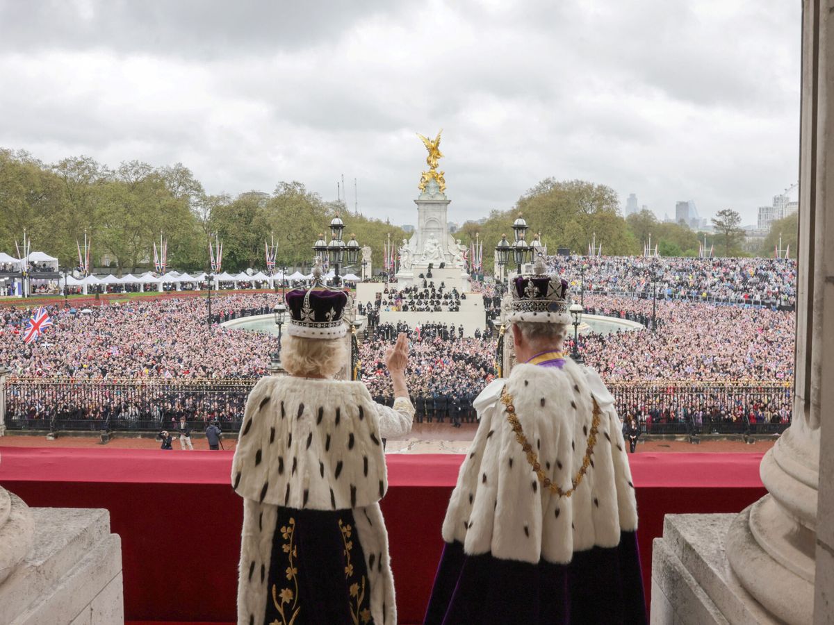 Foto: Carlos III y Camila, en su coronación. (Reuters)