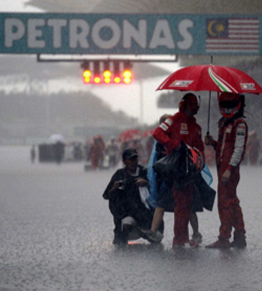 Foto: Ferrari y su próximo baile bajo la lluvia de Sepang