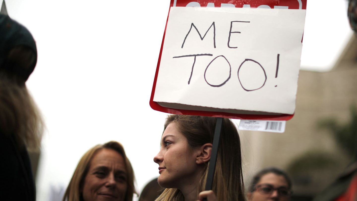 Protesta contra los abusos sexuales en Los Ángeles, el 12 de noviembre de 2017. (Reuters)