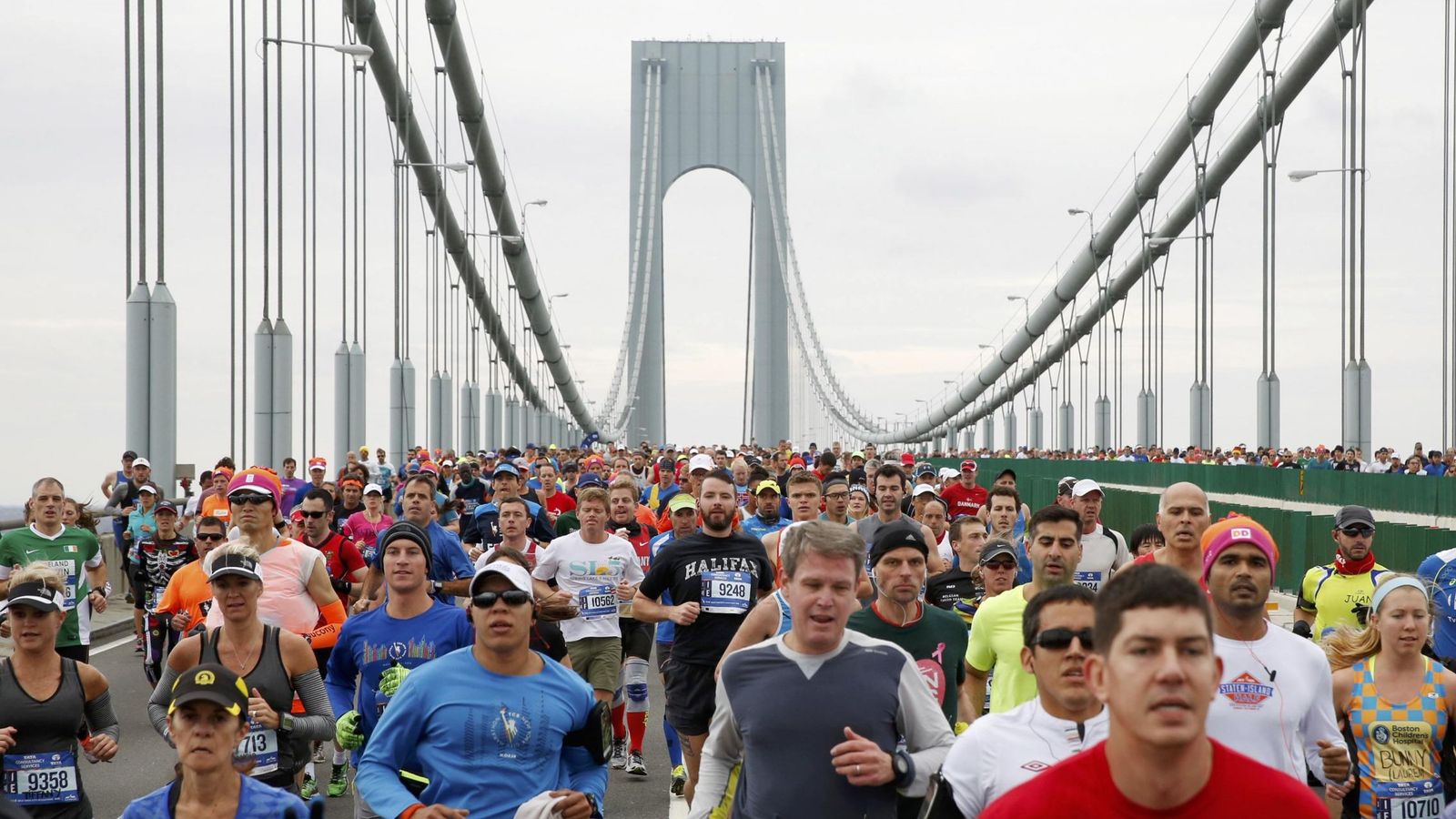 Foto: Corredores durante el maratón de Nueva York. (Reuters)