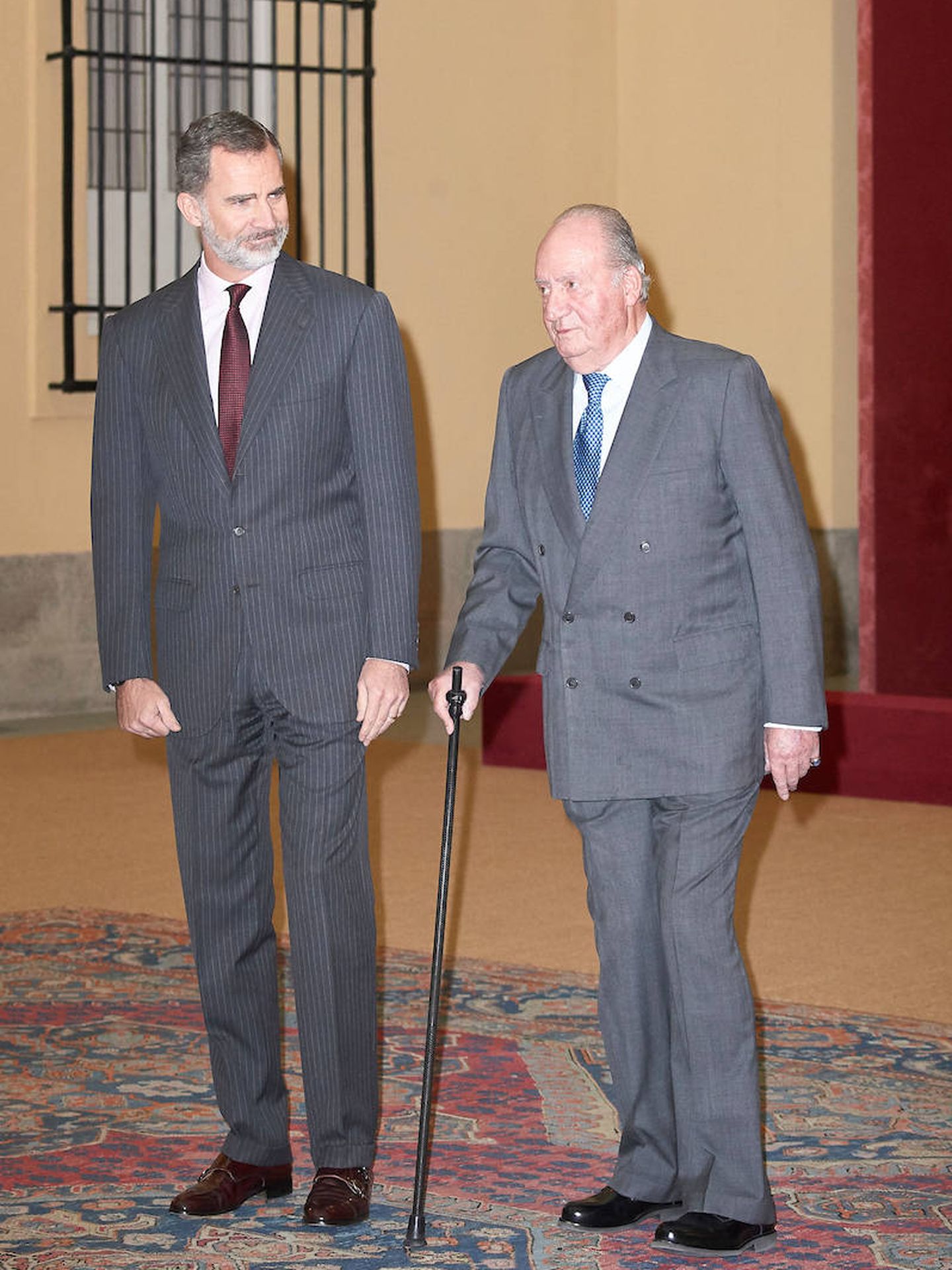 El rey Felipe VI y el rey Juan Carlos I. (Limited Pictures)