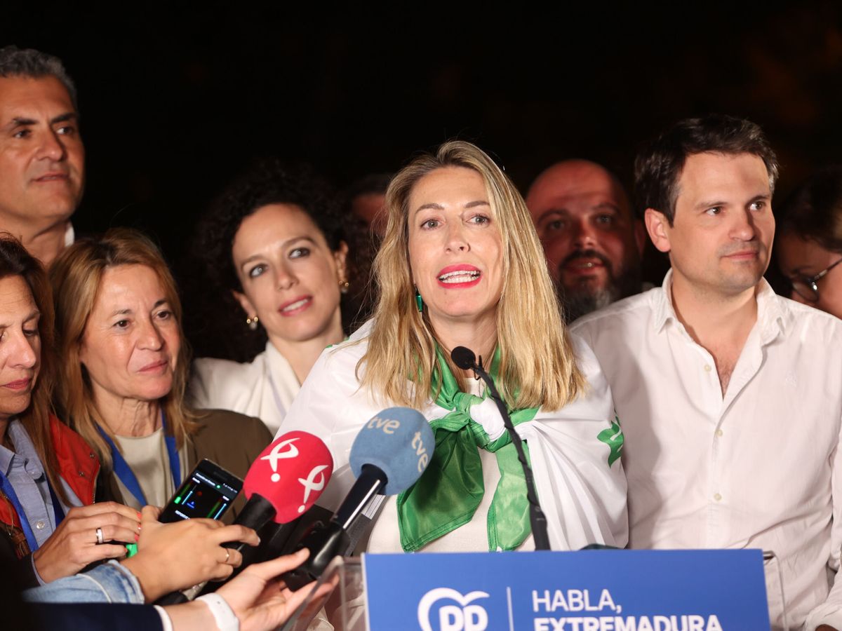 Foto: La presidenta del PP extremeño, María Guardiola. (EFE/Jero Morales)