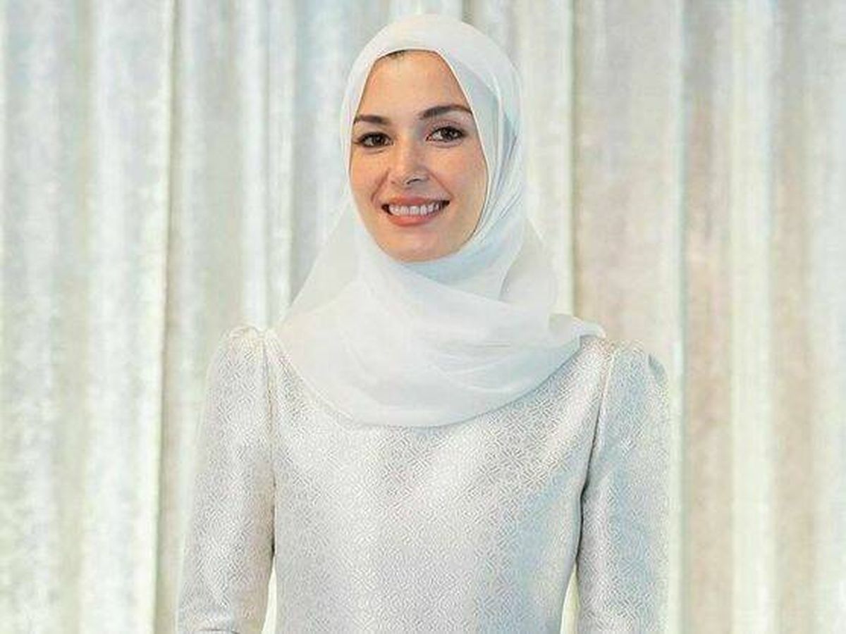 Foto: Anisha Rosnah, la prometida del príncipe de Brunéi. (Teh Firdaus)