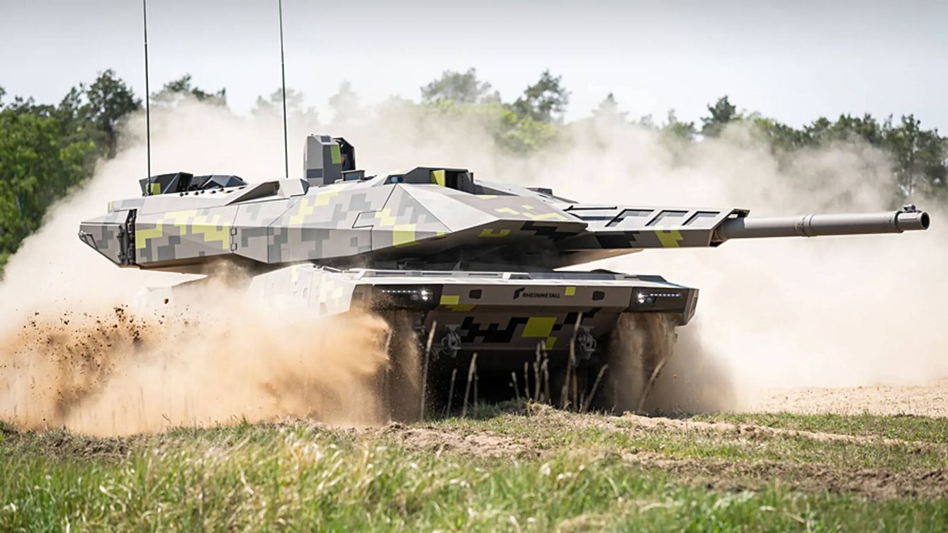 Foto: El nuevo 'Panzer' alemán parece salido de la película Tron (Rheinmetall)
