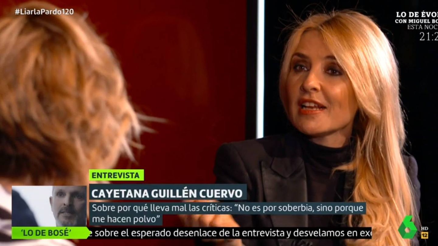 Cayetana Guillén Cuervo, en 'Liarla Pardo'. (La Sexta).