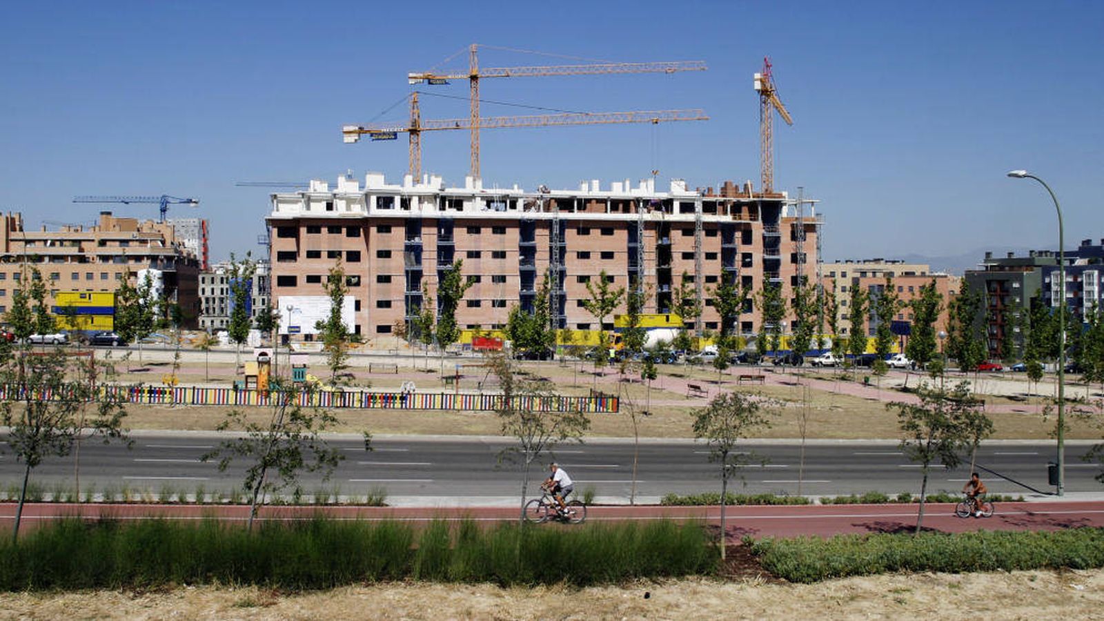 Foto: Imagen de un edificio de viviendas en construcción en España. (Reuters)