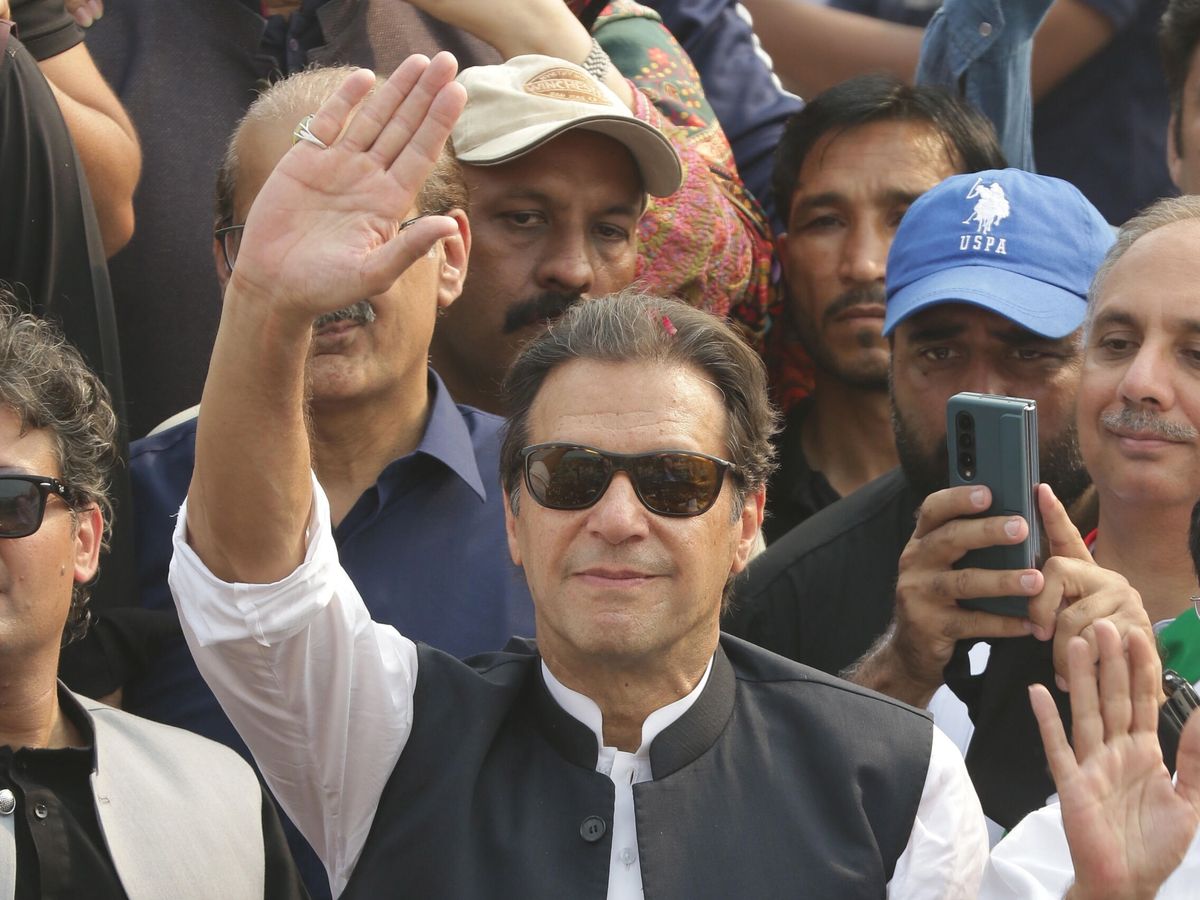 Foto: El exprimer ministro de Pakistán, Imran Khan, en octubre de 2022. Rahat Dar / EFE