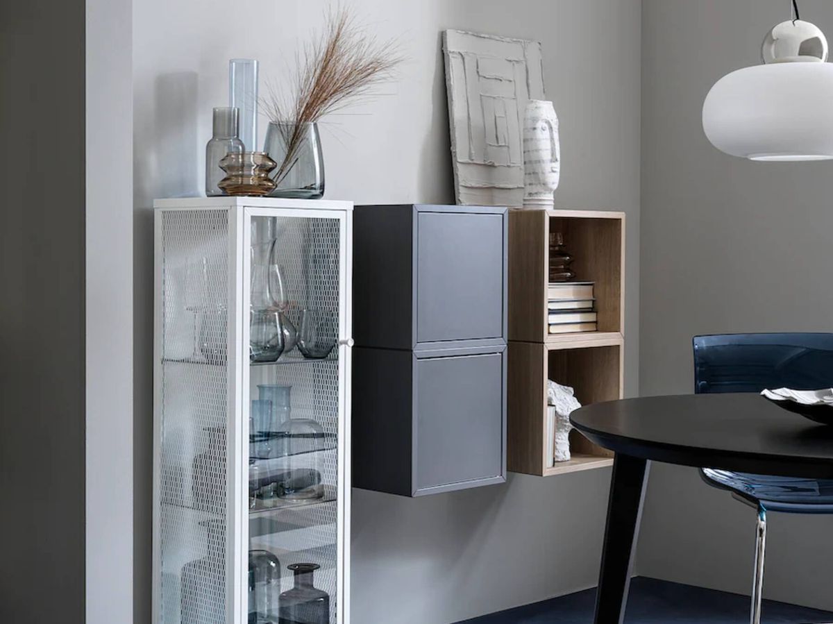 Foto: La vitrina de Ikea, el mueble ideal para una casa elegante y ordenada. (Cortesía)