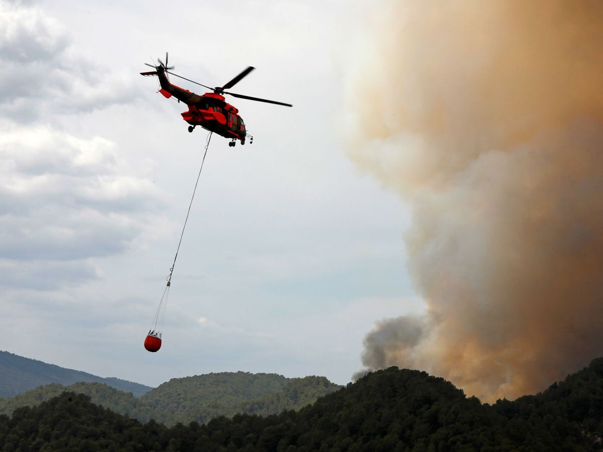 Foto: Incendio forestal Tarragona. (EFE)