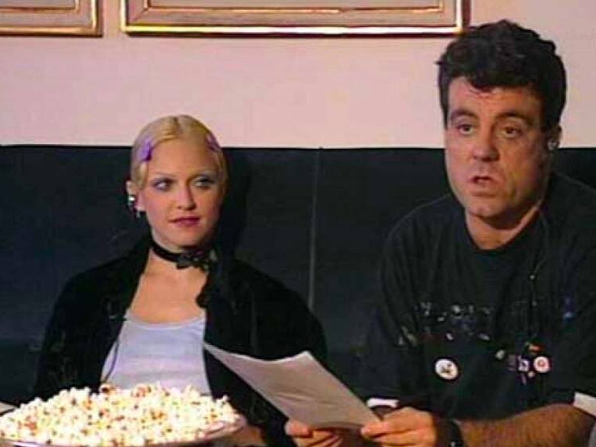 Foto: Madonna y Millán Salcedo en 1992. (RTVE)