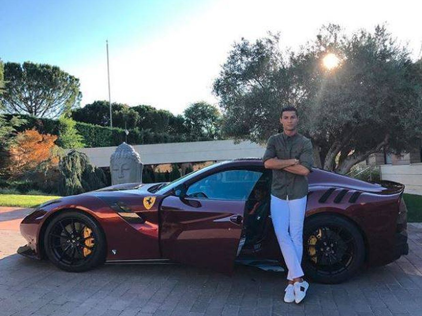 Cristiano Ronaldo en una imagen de Instagram publicada el día 6 de septiembre. 