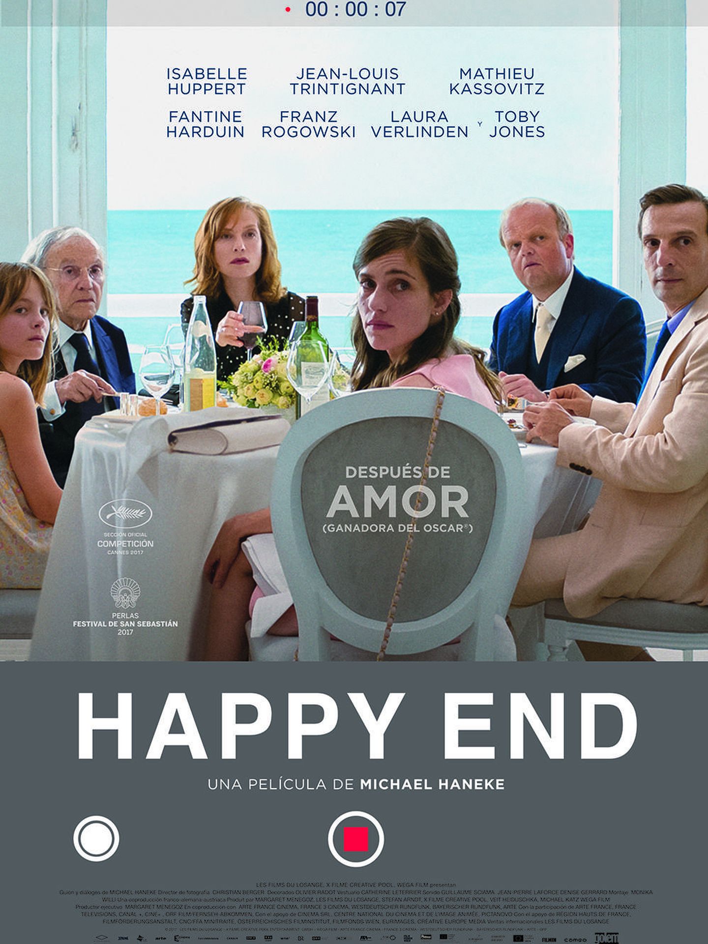 Cartel de 'Happy End'.
