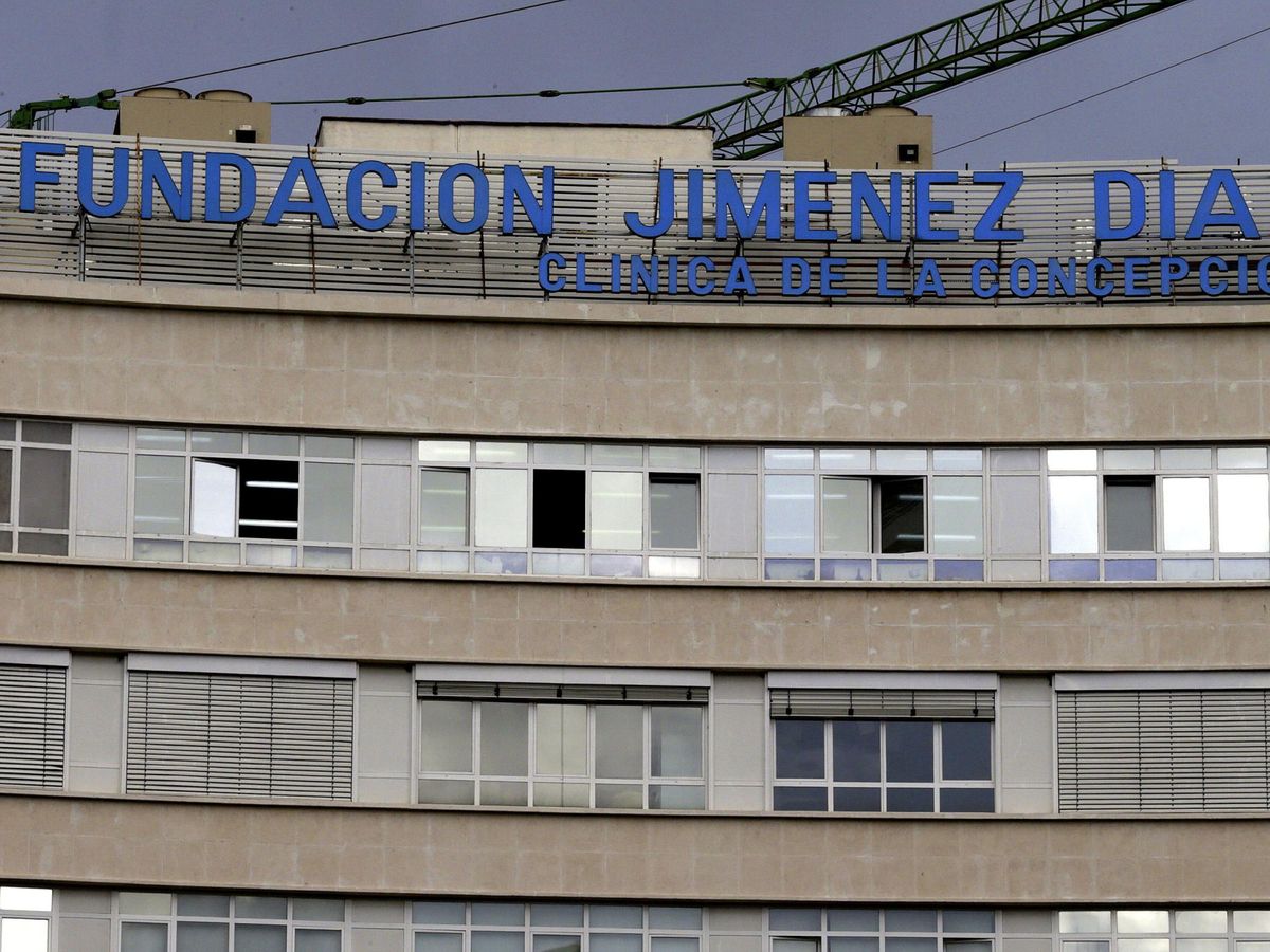 Foto: Vista de la fachada de la Fundación Jiménez Díaz de Madrid. (EFE/Angel Díaz)