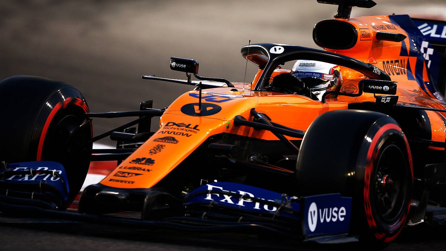 Carlos Sainz y su McLaren en el último asalto de la temporada. (McLaren)