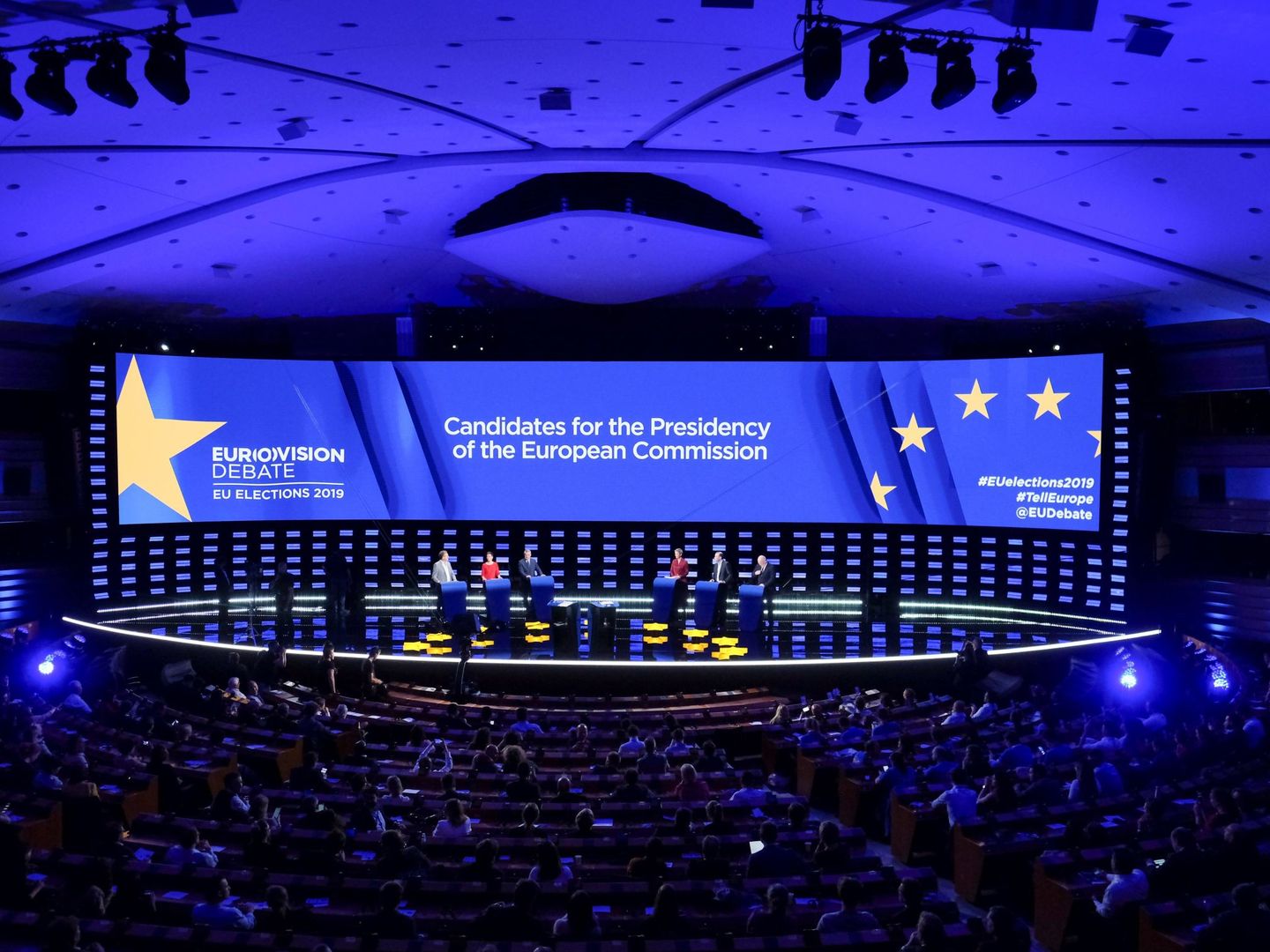 Escenario del debate en la Eurocámara. (Reuters)