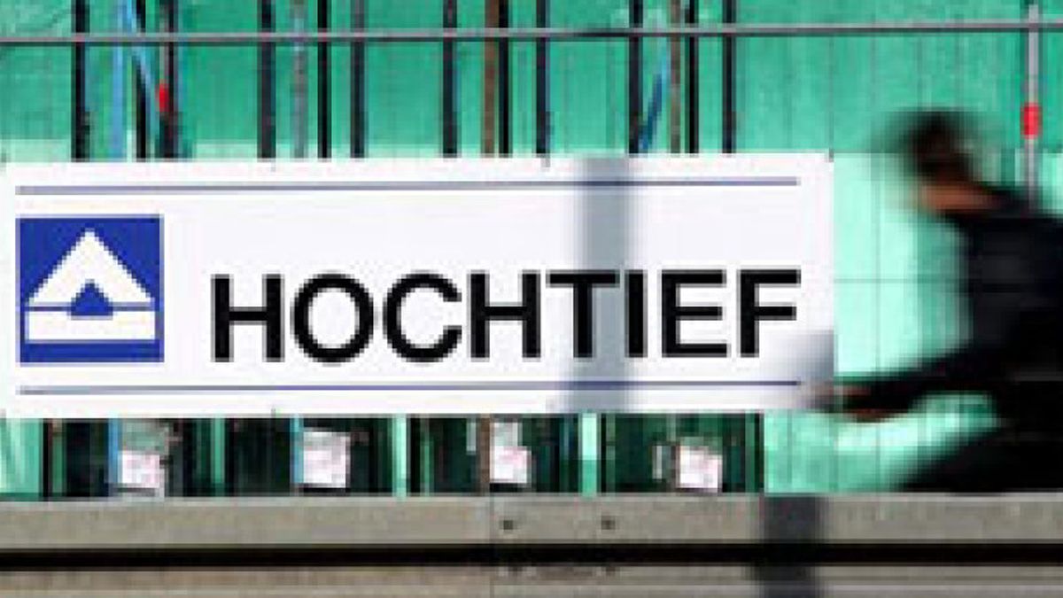 Hochtief vuelve a números negros con 92 millones de euros hasta septiembre