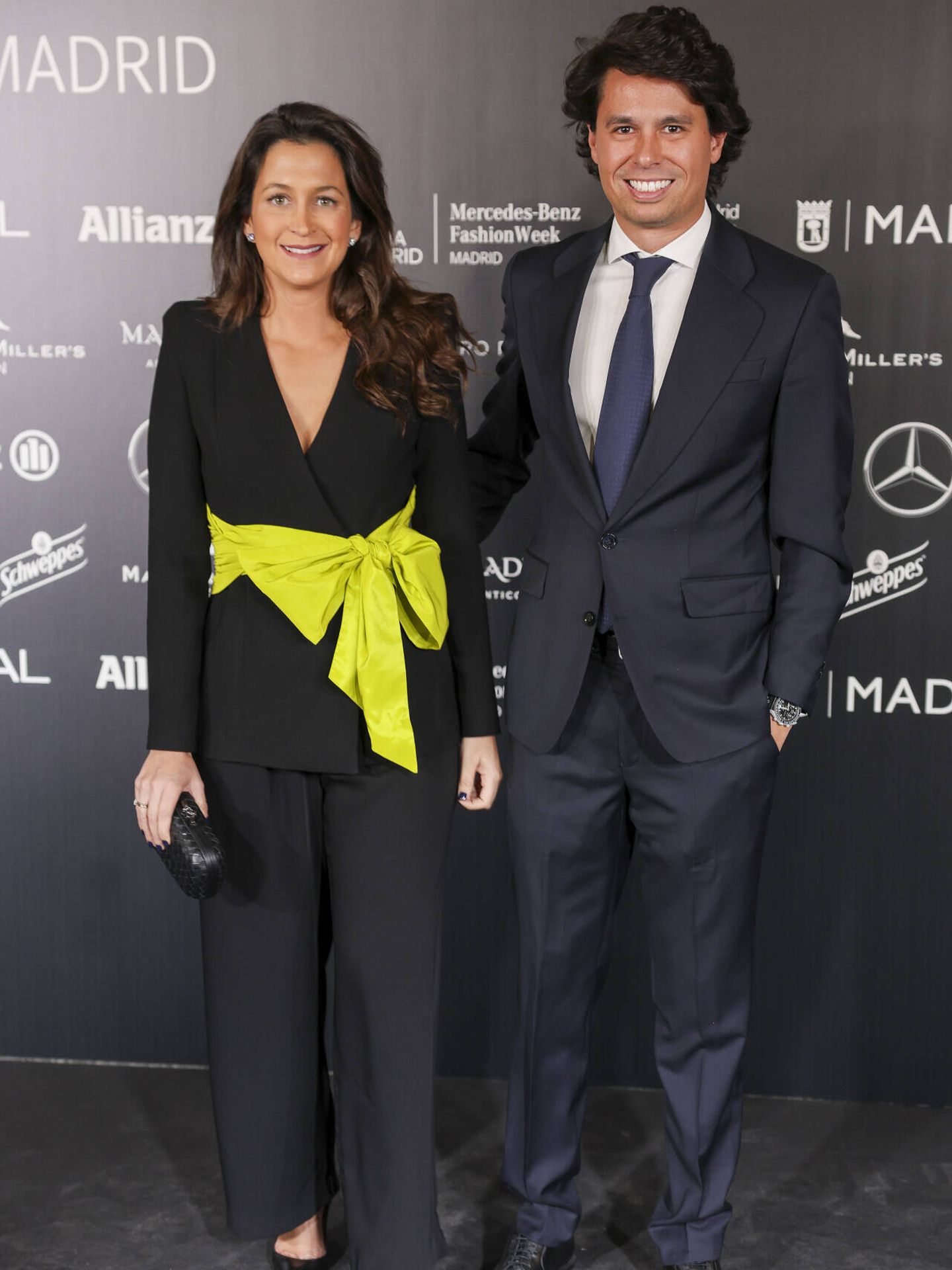 Cristina Fernández y Álvaro Preysler Castillejo en la fiesta de inauguración de la 79ª edición de la MBFWM. (Gtres)