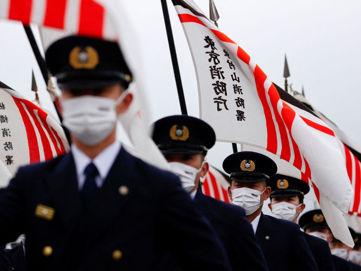 Foto: Militares en Japón. (Reuters/Issei Kato)