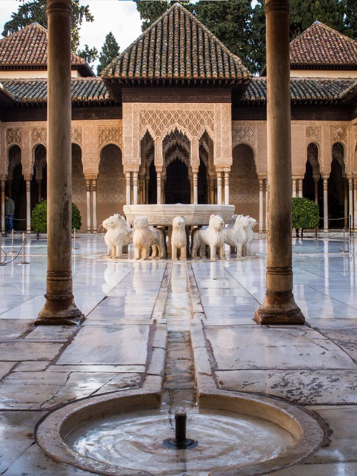 Cuarto Dorado de la Alhambra, cuya decoración original se debe a Muhammad V. (Cortesía)