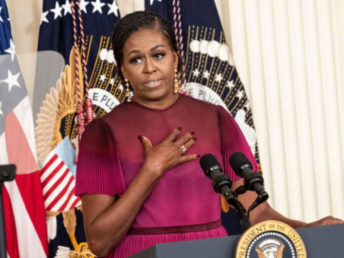 Foto: Michelle Obama, en una foto de archivo de 2022. (Getty Images/Kevin Dietsch)