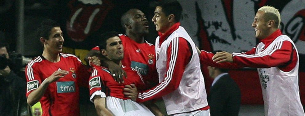 Foto: El Benfica de Quique Sánchez Flores, campeón de la Copa de la Liga