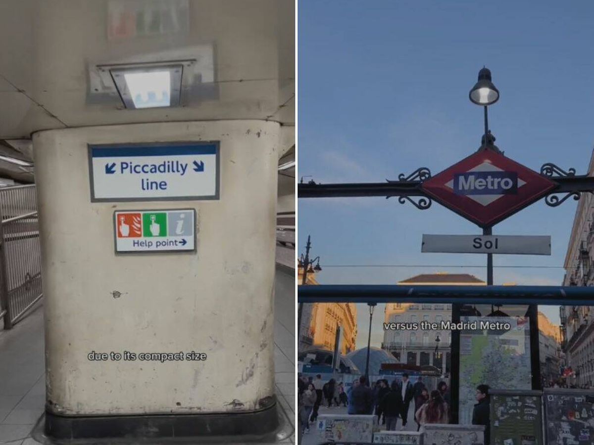 Foto: Un británico asegura que el Metro de Madrid es mejor que el de Londres por esto (Tiktok.com/@tomcharliedesign)