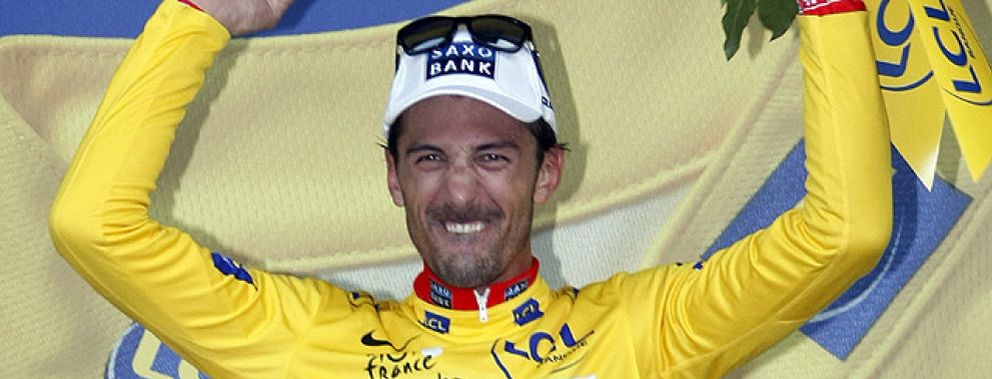 Foto: Cancellara, primer líder del Tour de Francia
