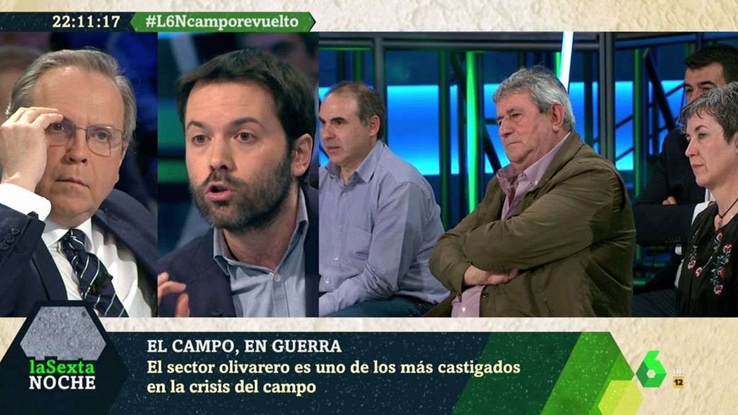 Carmona y Rallo debaten sobre la crisis en el sector agrícola. ('La Sexta noche').