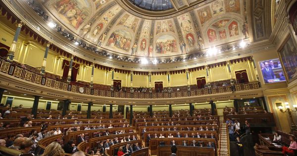 Foto:  Vista general del hemiciclo del Congreso de los Diputados. (EFE)