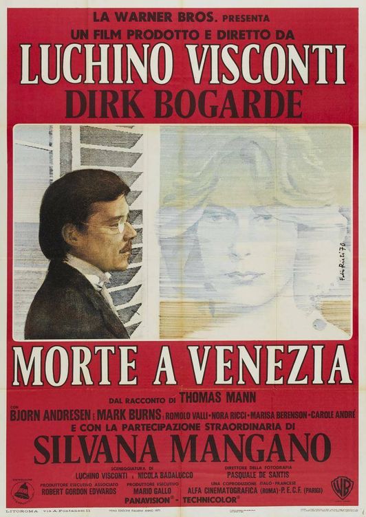 Cartel original italiano de 'Muerte en Venecia'