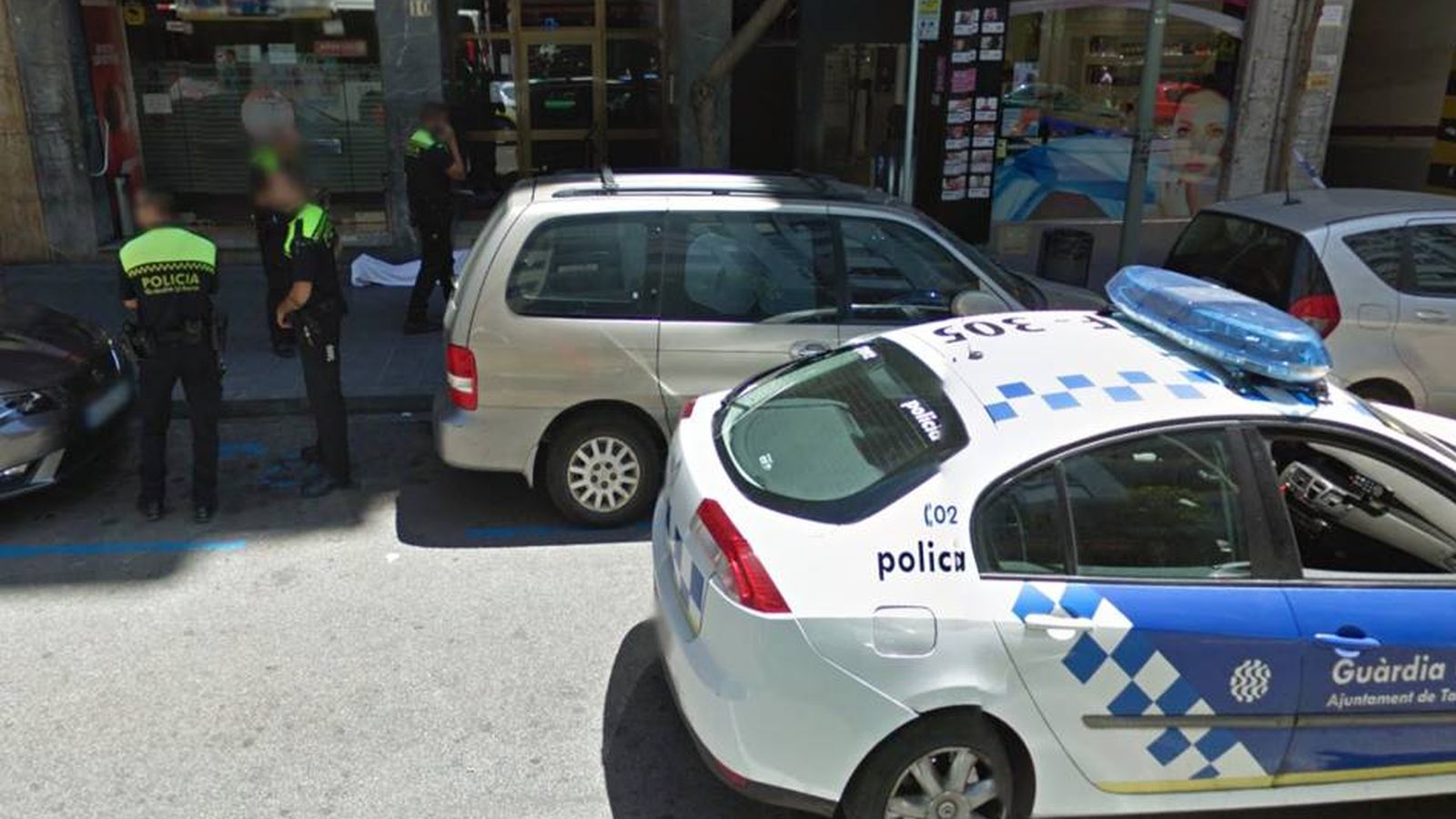 Foto: La calle Pere Martell de Tarragona, captada por las cámaras de Google Maps (Street View)