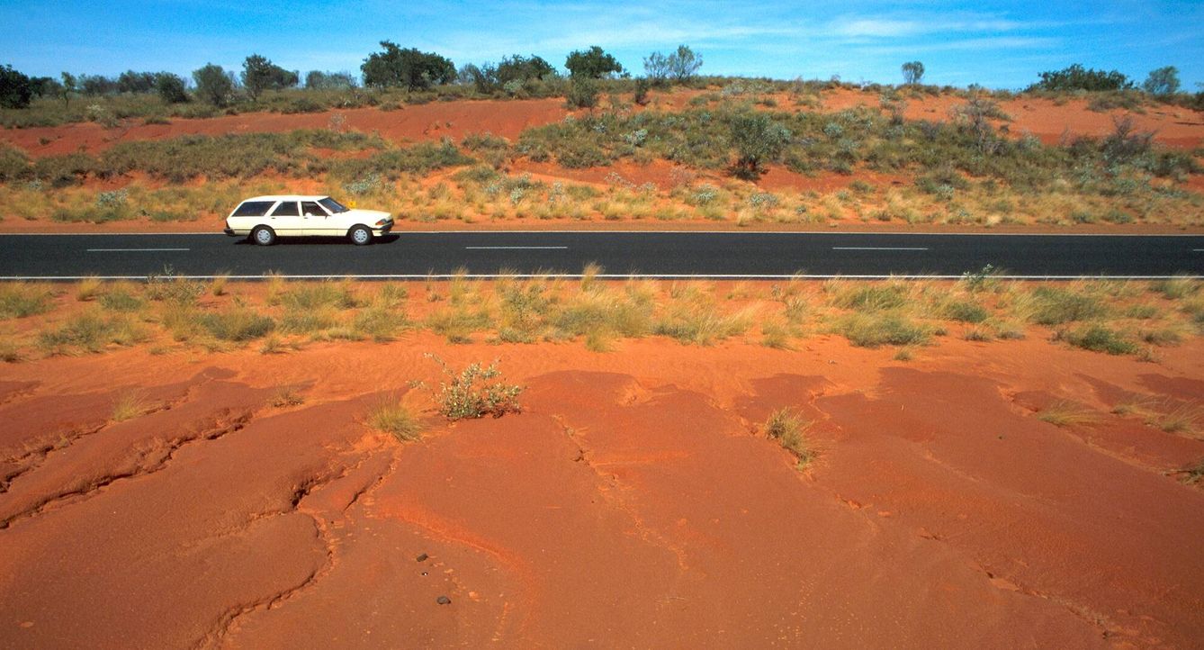 El característico color rojizo de la tierra en Australia. (Andoni Canela)