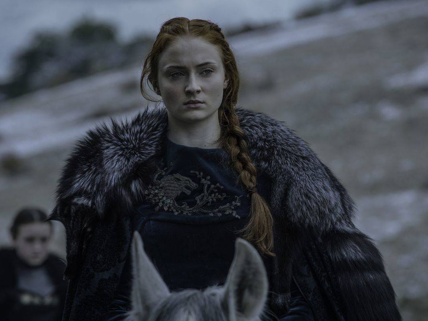 Sansa Stark, en 'La Batalla de los Bastardos'. (HBO)