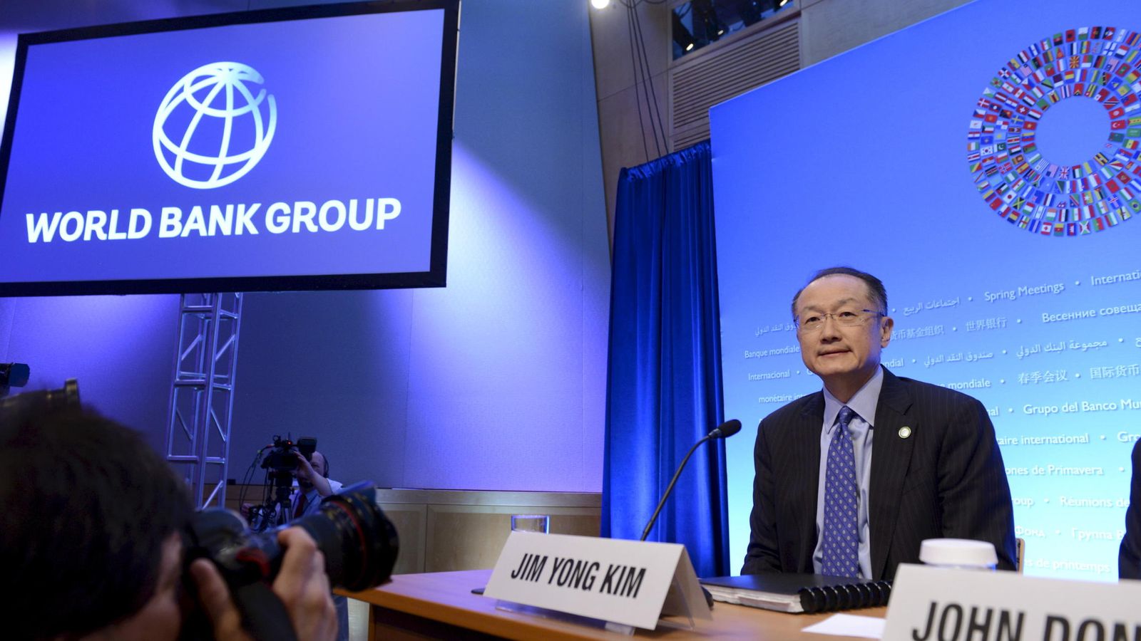 Foto: El presidente del Banco Mundial durante una rueda de prensa en Washington. (Reuters)