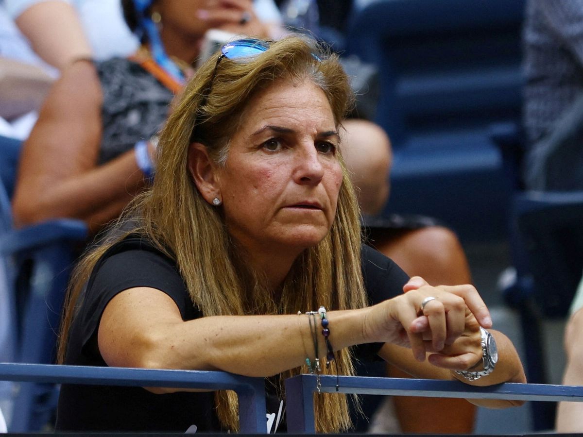 Foto: Arantxa Sánchez Vicario, en el US Open de 2022. (Reuters/Mike Segar)
