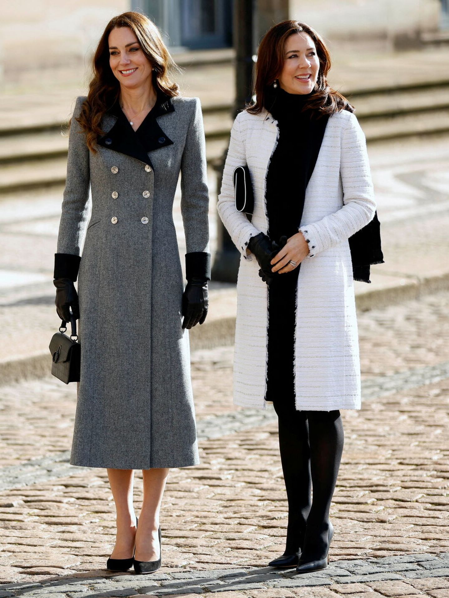 Kate Middleton y Mary de Dinamarca, en Copenhague. (Reuters/John Sibley)