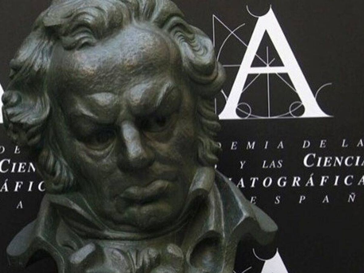 Foto: La estatuilla de los Premios Goya, una reproducción del busto realizado por Mariano Benlliure en 1902. 