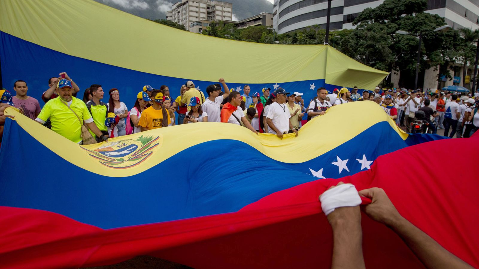 Foto: Manifestación en contra del Gobierno de Nicolás Maduro en Caracas. (EFE)
