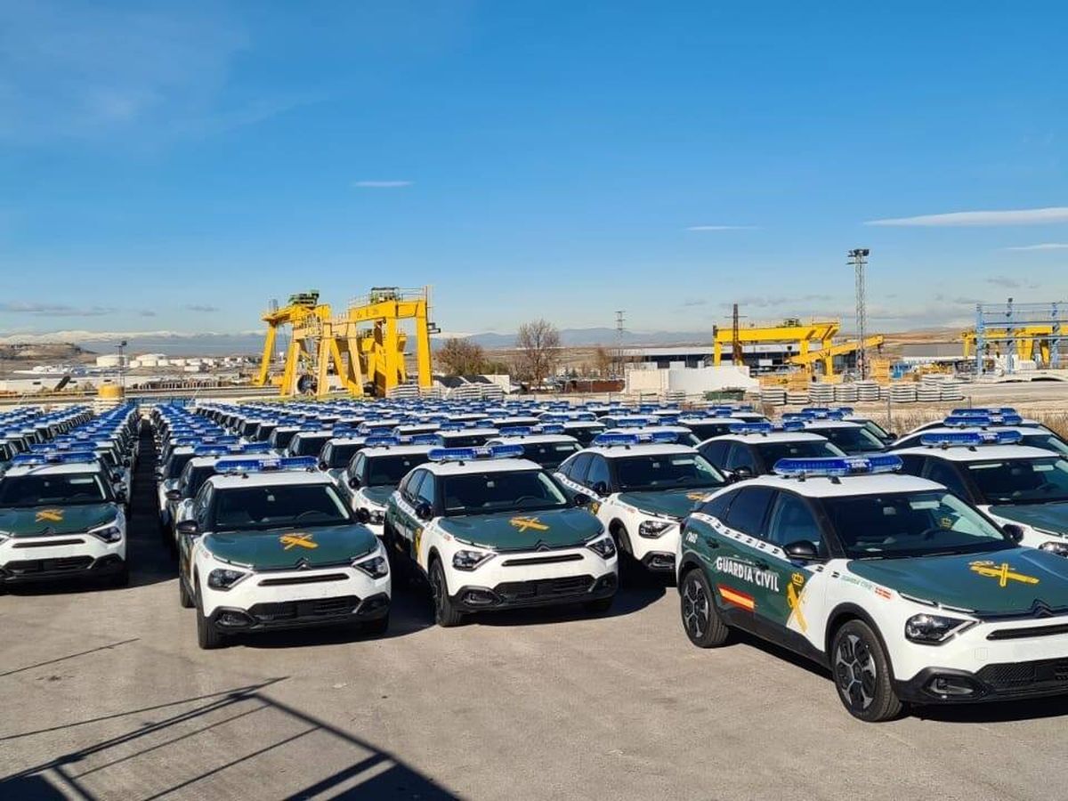 Foto: Las 444 unidades fueron entregadas a la Guardia Civil en Loeches, Madrid. (Citroën)