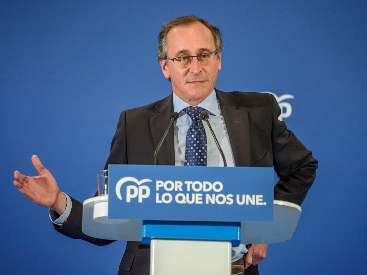 Foto: El presidente del PP Vasco, Alfonso Alonso. (EFE)