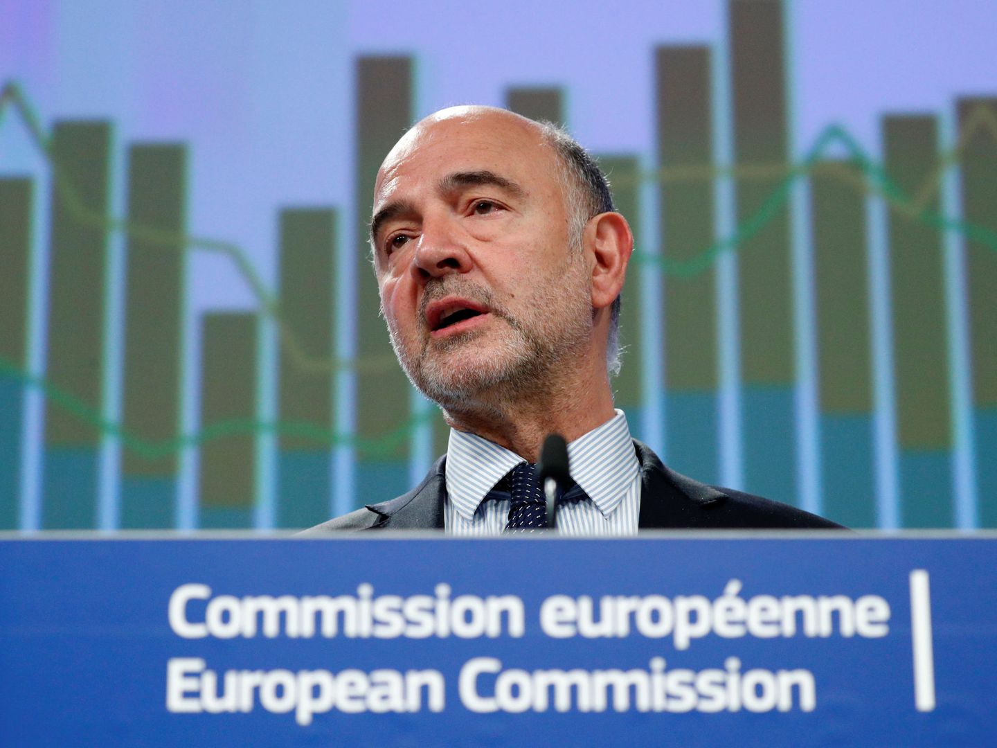 Pierre Mosocovici, comisario de Asuntos Económicos y Financieros. (Rueters)
