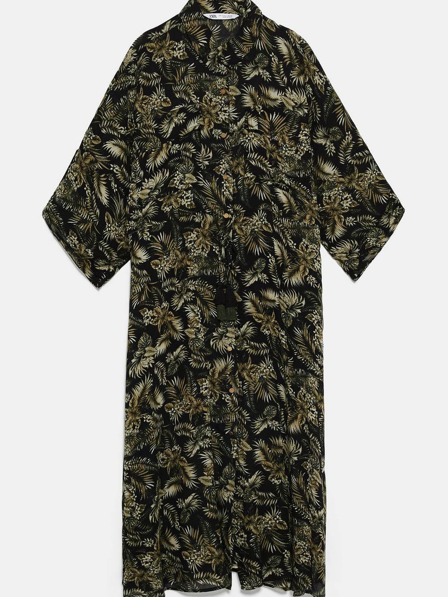 El vestido de Vicky tal y como aparece en la shop online de Zara. (Cortesía)