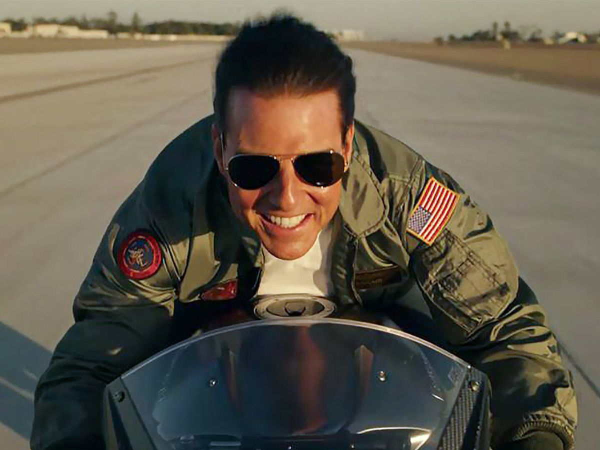 Foto: Tom Cruise en una imagen de 'Top Gun: Maverick'. (Paramount)