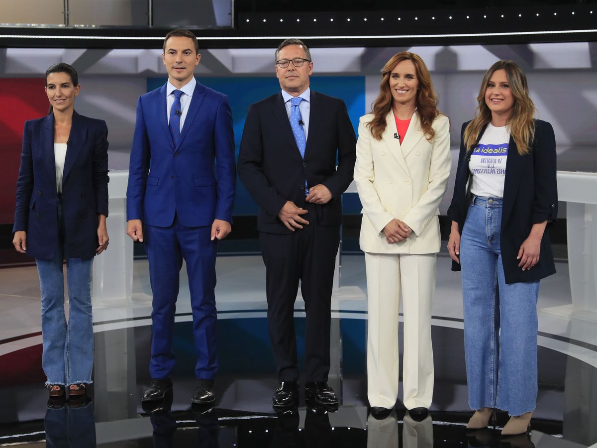 Foto: Debate electoral candidatos comunidad de madrid en rtve