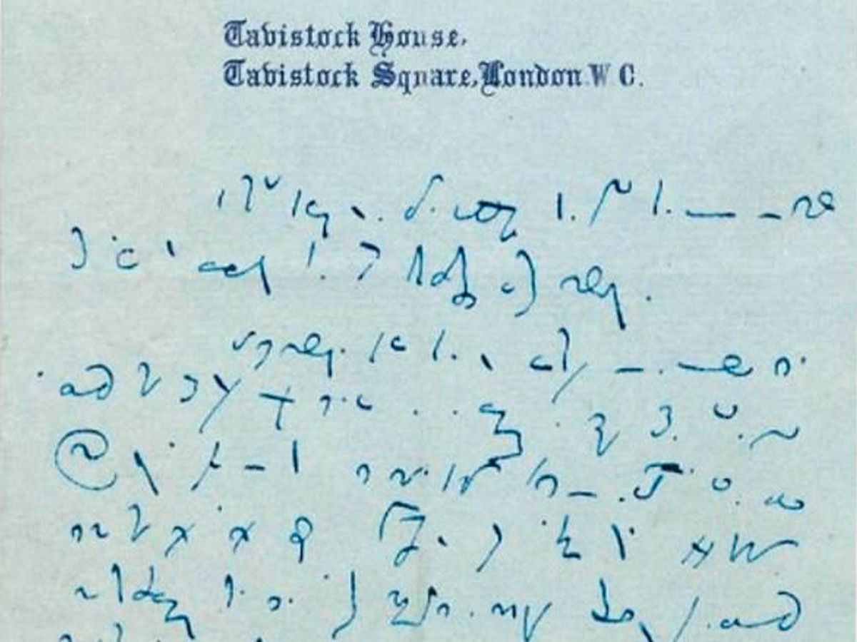 Foto: Ofrecen 360 euros por descifrar una misteriosa carta de Charles Dickens (Universidad de Leicester)