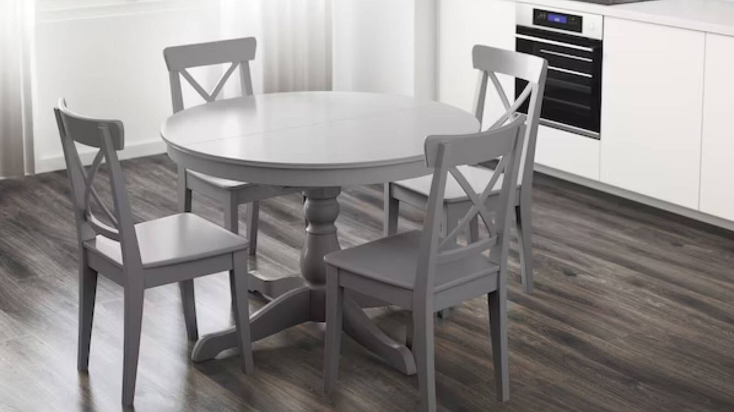 Descubre qué mesa extensible es la ideal según tu estilo de decoración. (Ikea/Cortesía)